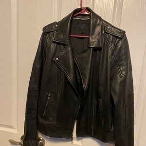 Banana Republic Black Leather Jacket